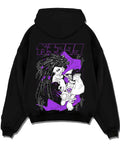Rudo Hoodie Gachiakuta Purple Dreadlock Form